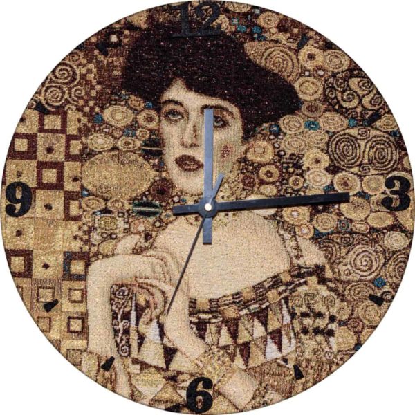 Tapestry clock Adele gustav klimt